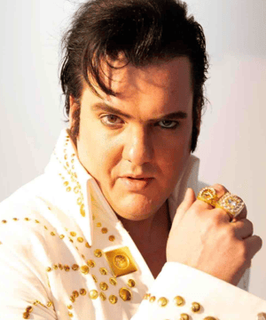 Photo of Tristan James as Elvis, click to book