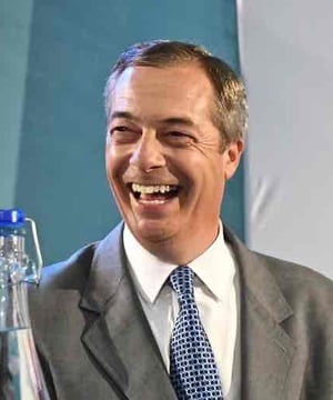 Photo of Nigel Farage, click to book