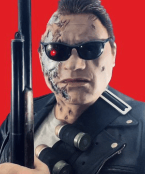 Photo of Arnold Schwarzenegger’s T2 Terminator impersonator, click to book