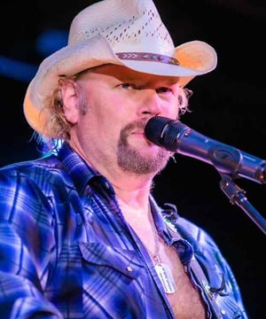 Photo of Mike as Toby Keith, click to book