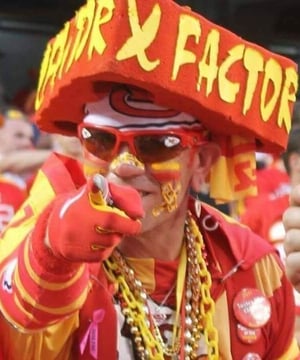 Photo of X-Factor Kansas City Chiefs Super Fan, click to book