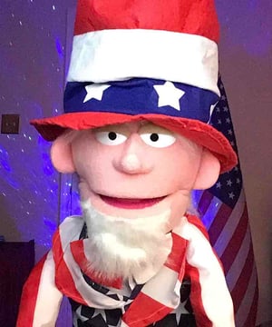 Photo of Uncle Sam Puppet, click to book